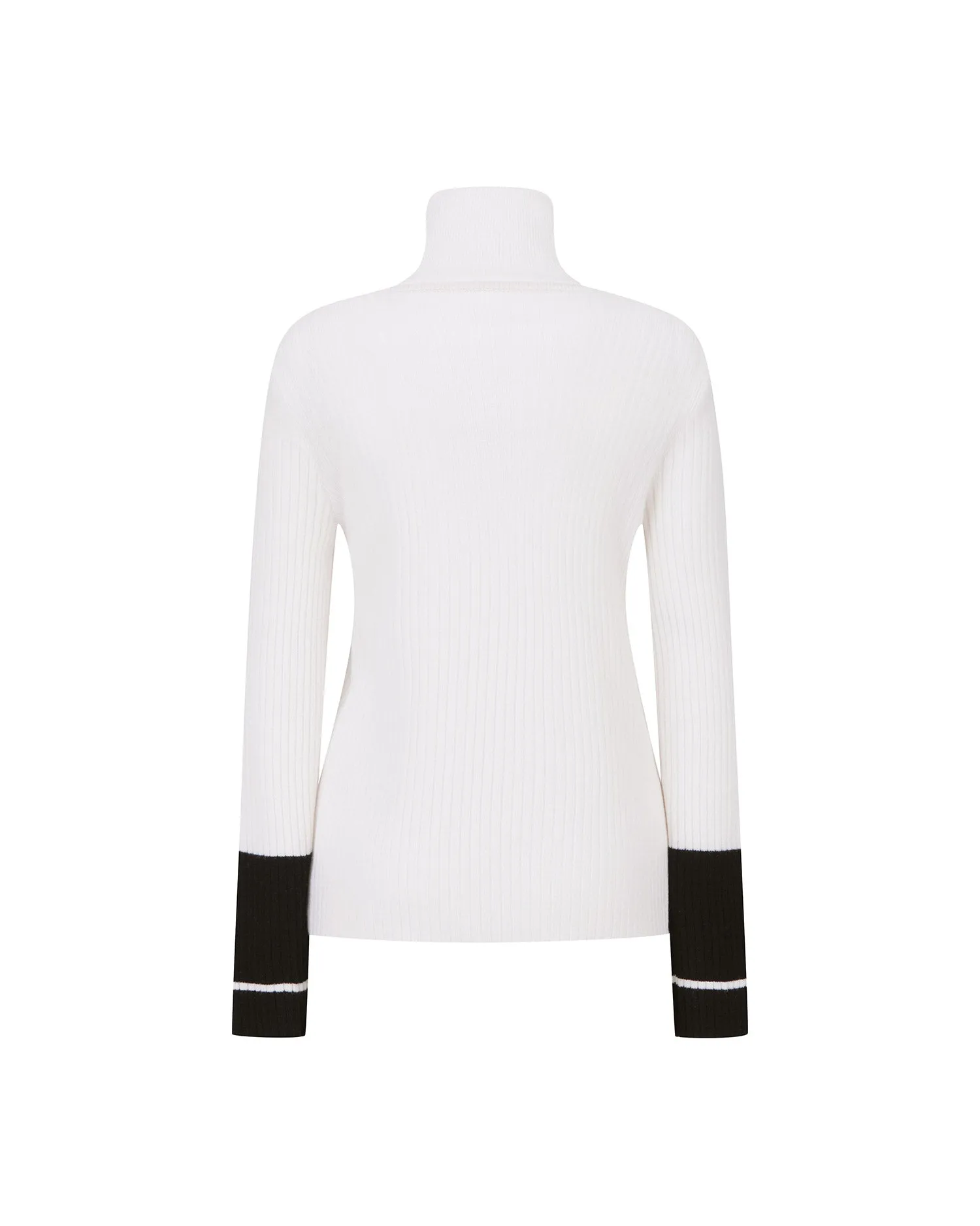 Side Slit Turtleneck