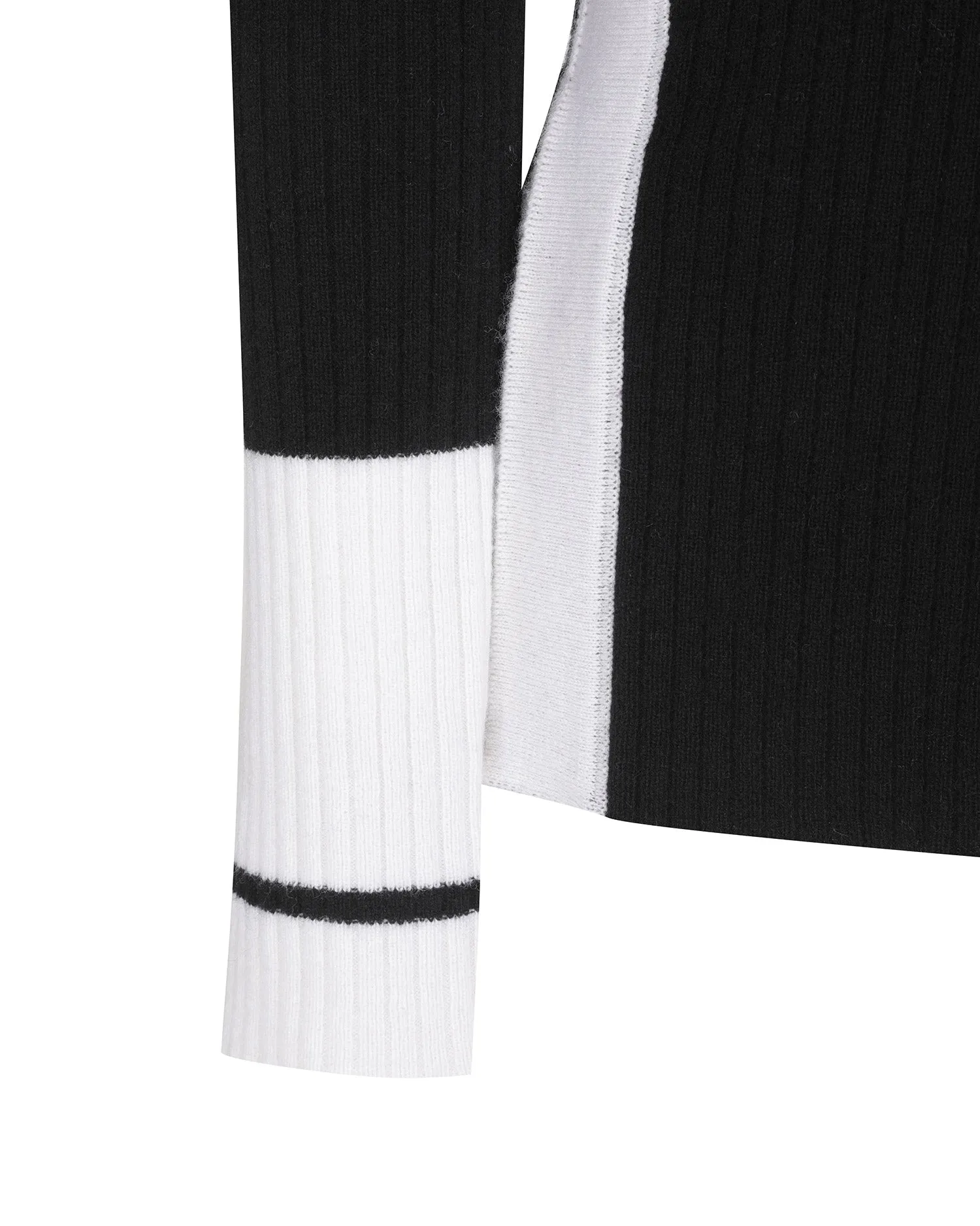 Side Slit Turtleneck