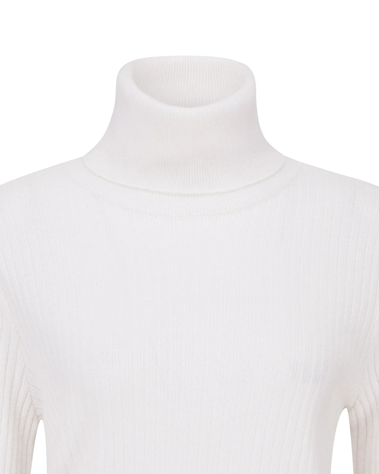 Side Slit Turtleneck