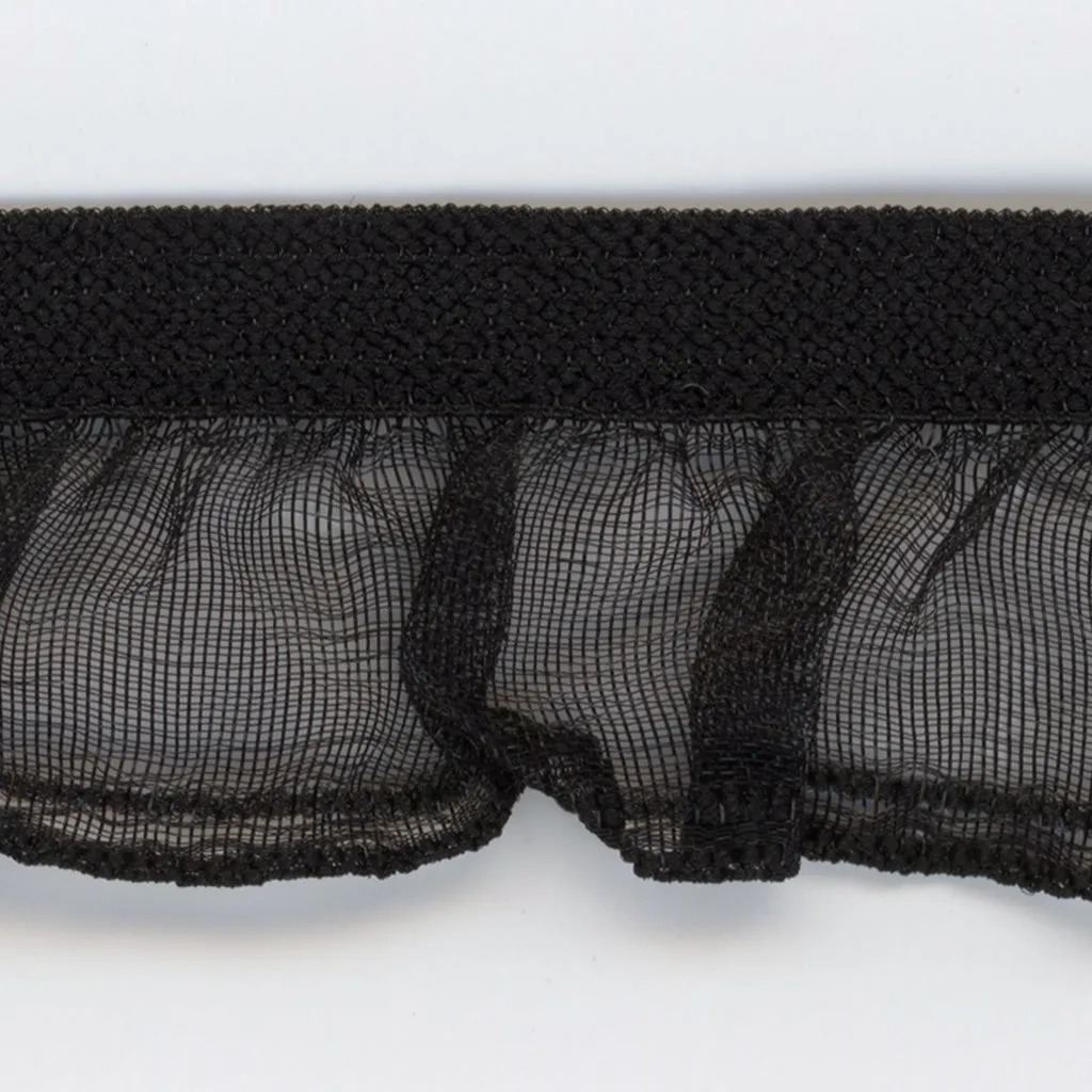 Single Frill Stretch #50 Black