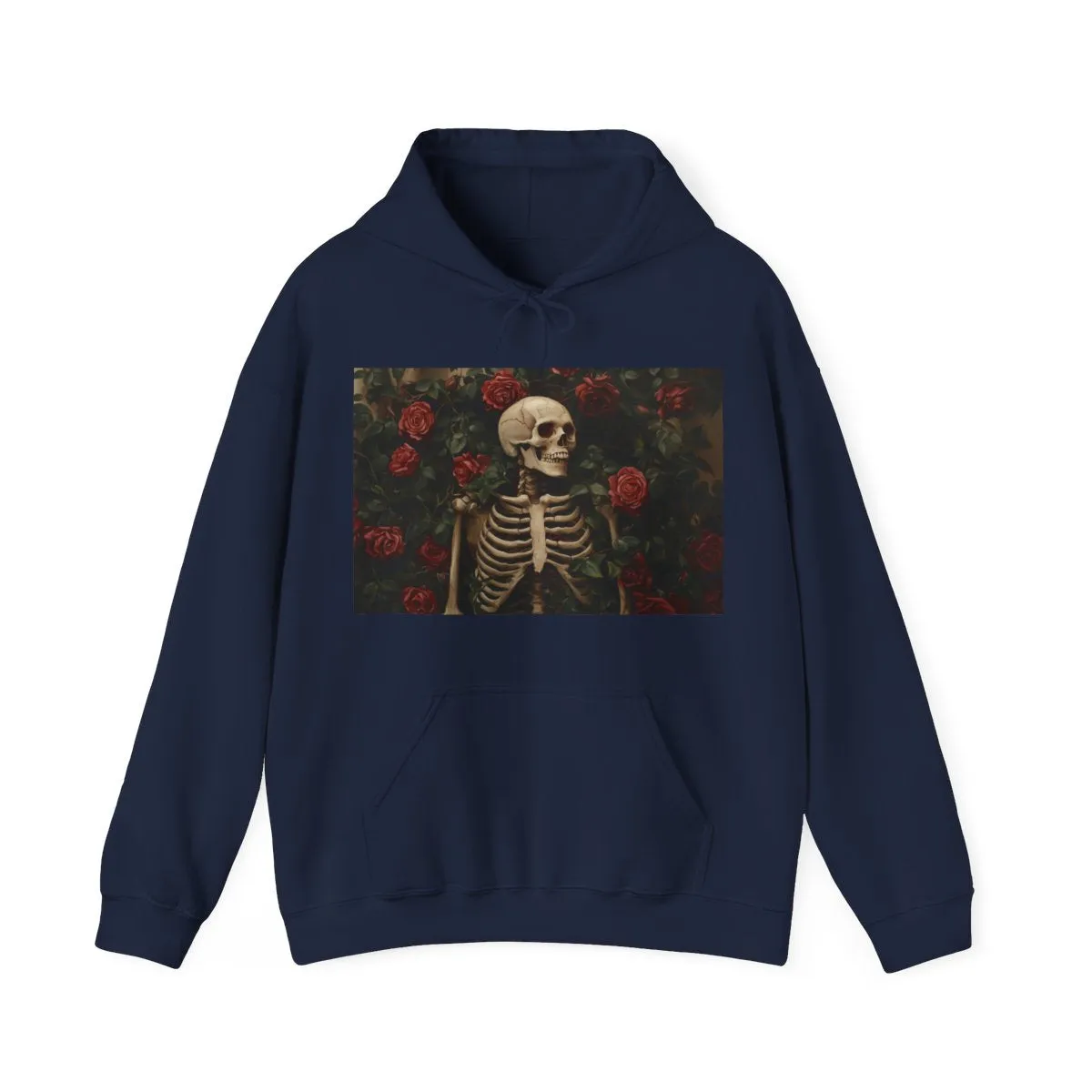 Skeleton Hoodie: Roses and Vines
