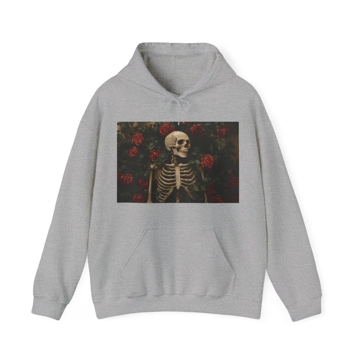 Skeleton Hoodie: Roses and Vines