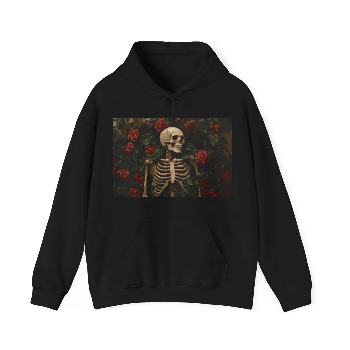 Skeleton Hoodie: Roses and Vines