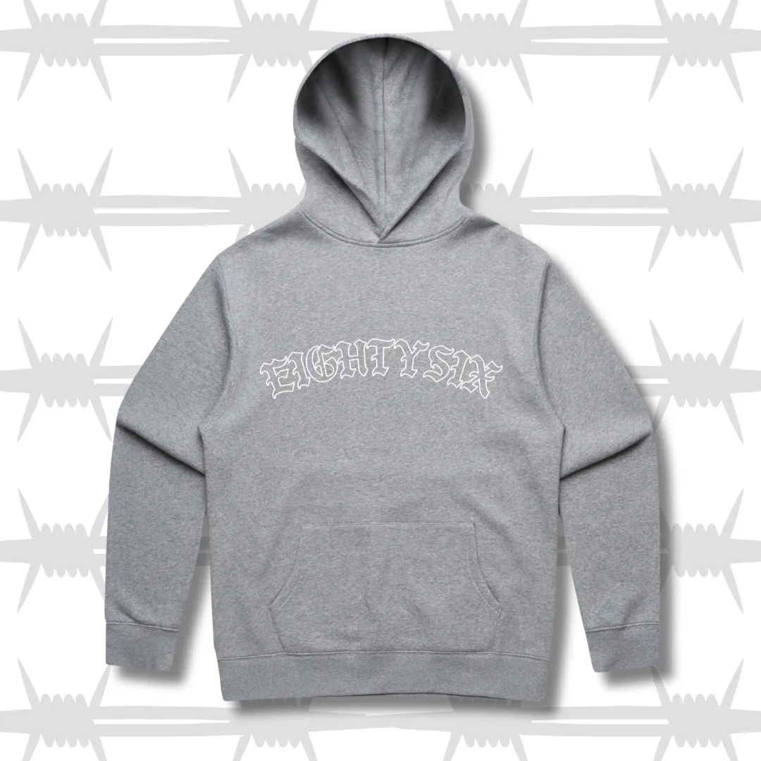 Skull Panther Hood - Grey
