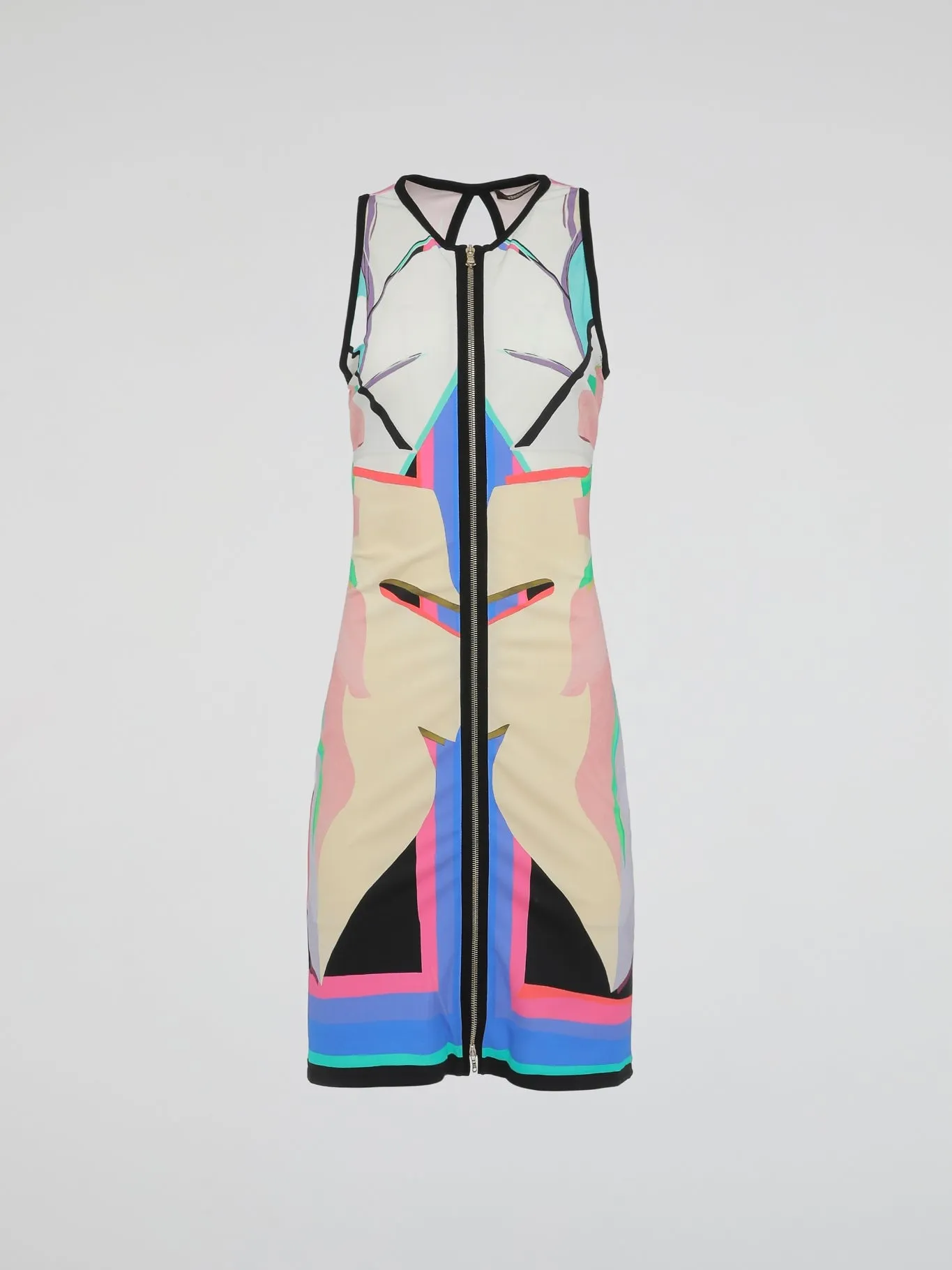 Sleeveless Zip Up Dress