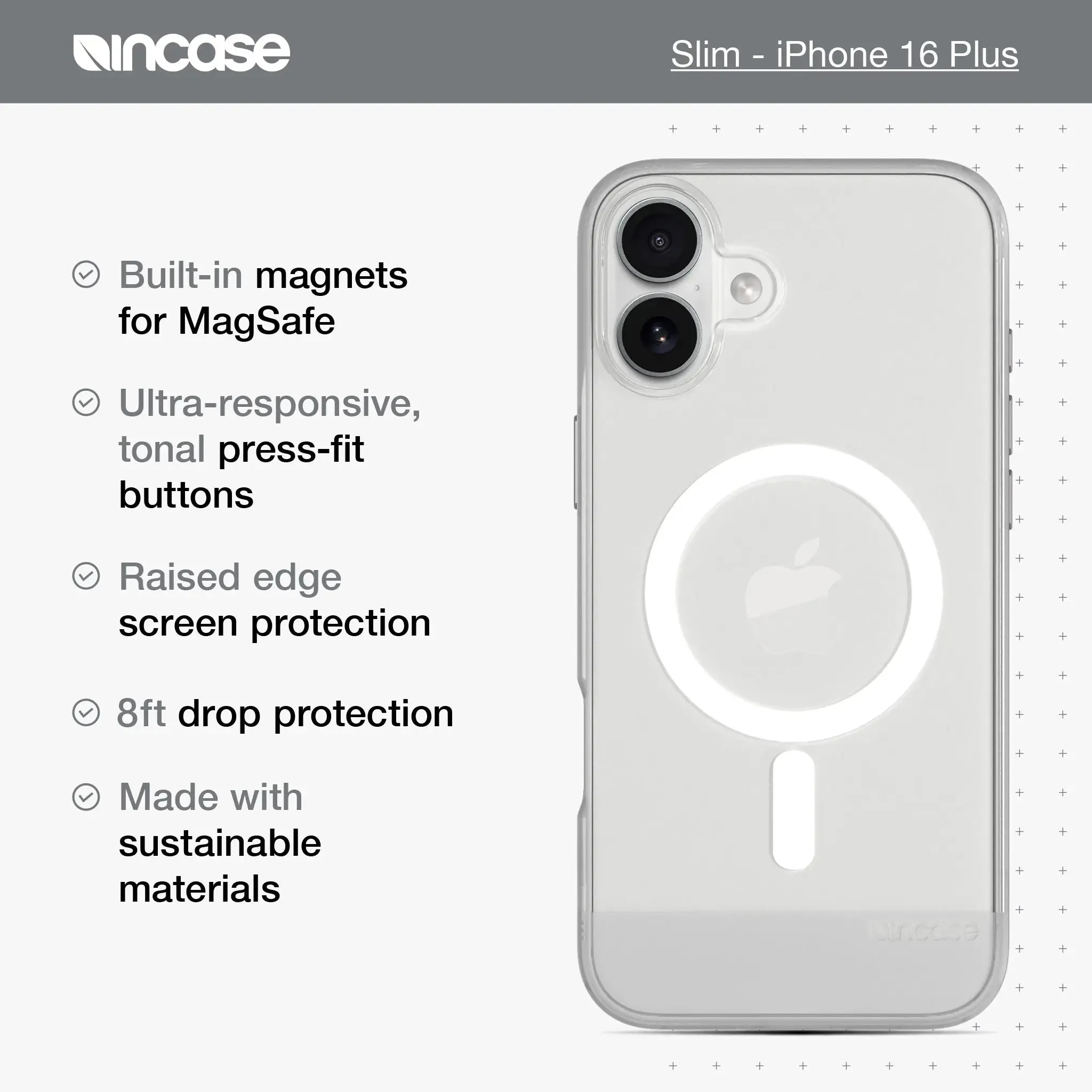 Slim Case with MagSafe for iPhone 16 Plus