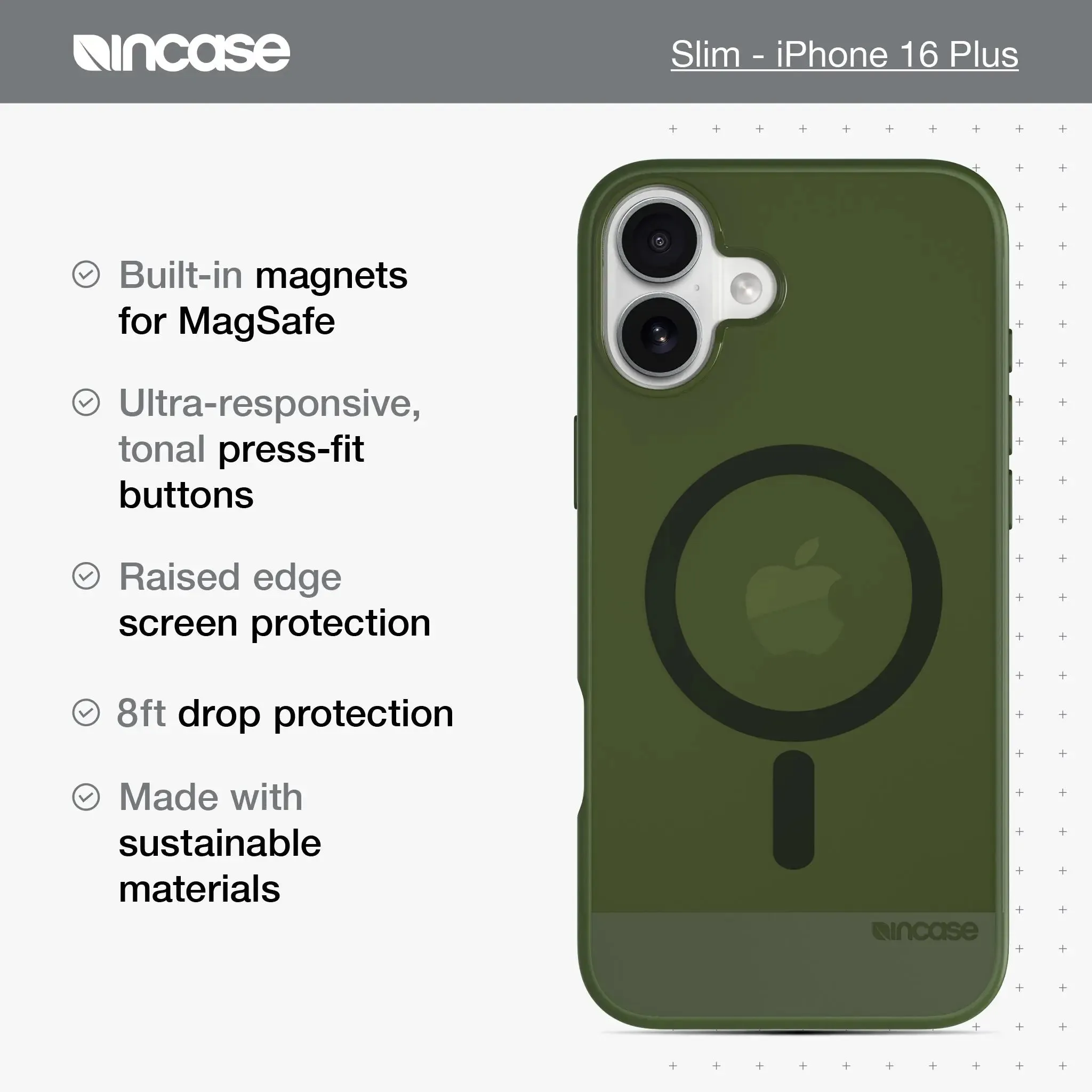 Slim Case with MagSafe for iPhone 16 Plus