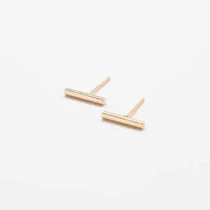 Slim Gold Bar Earrings - Best Seller