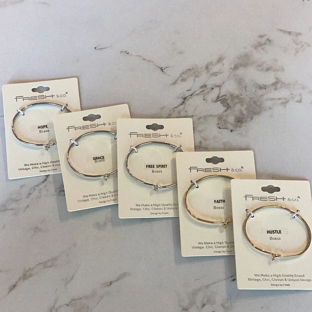Slim Sentiment Bangles