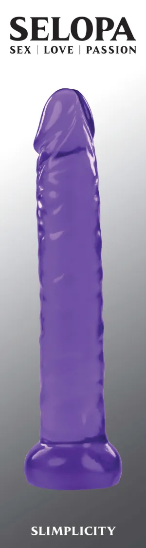 Slimplicity Realistic Dildo - Purple