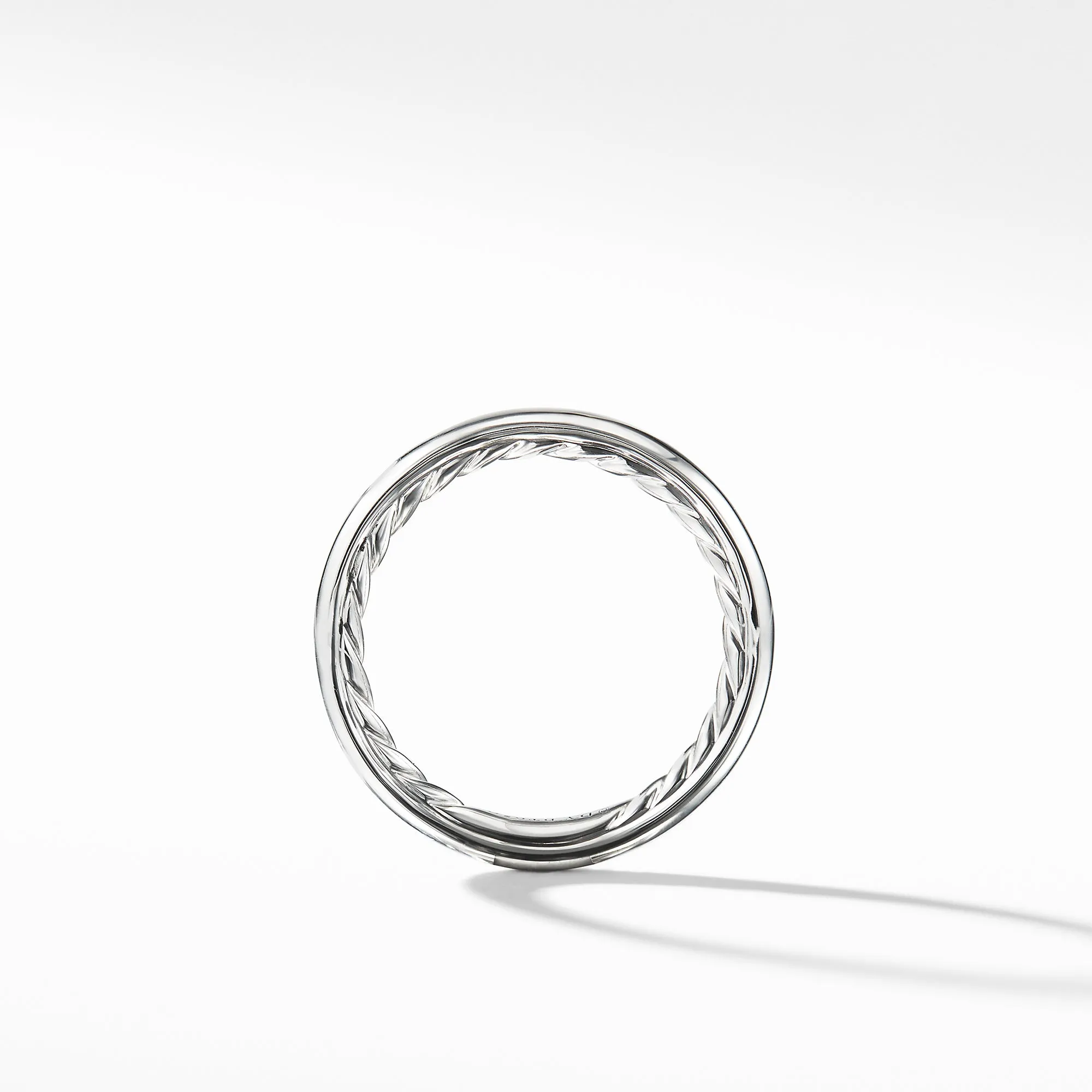 Smooth 2.5mm Ring in Platinum, Size 7