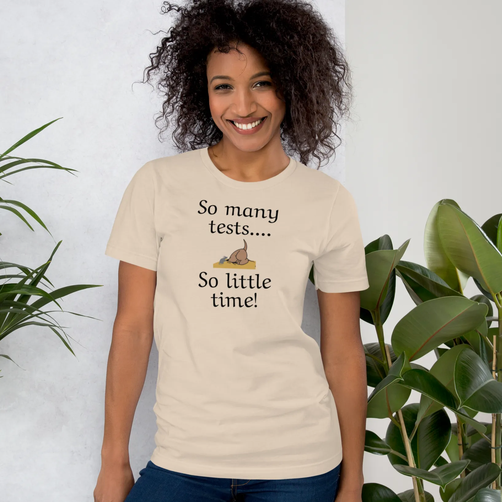 So Many Tests, So Little Time Earthdog T-Shirts - Light