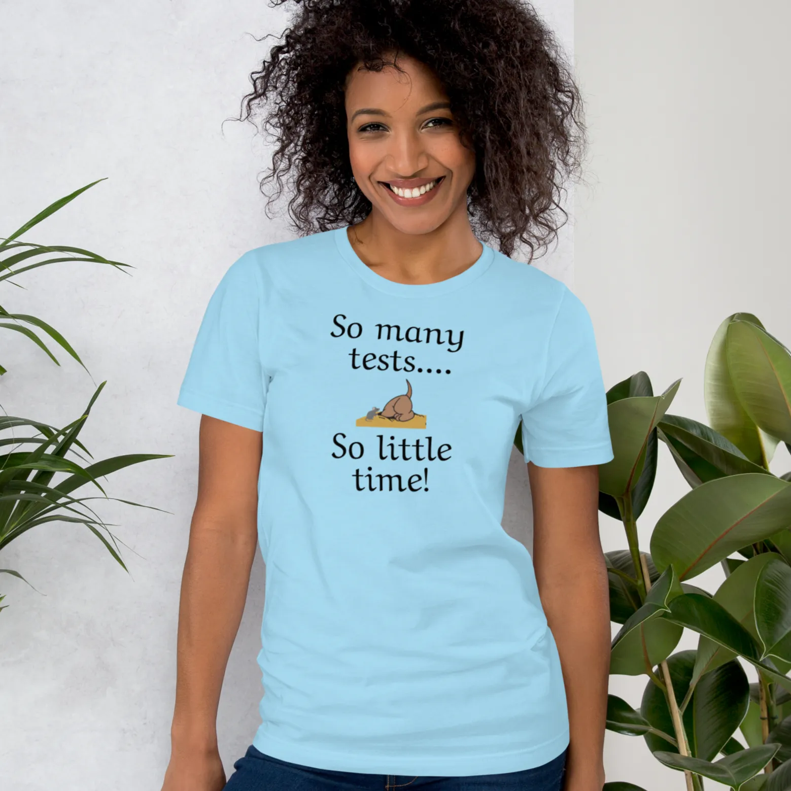 So Many Tests, So Little Time Earthdog T-Shirts - Light