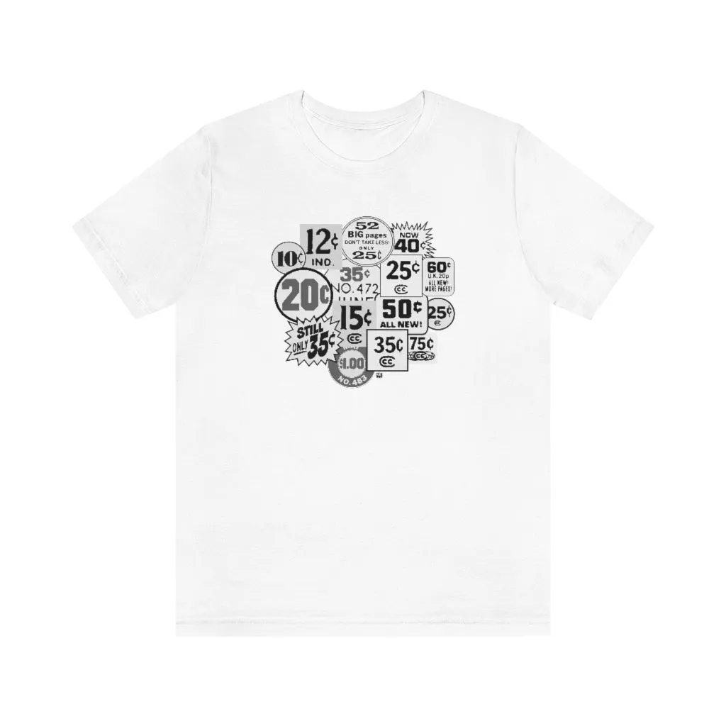 SoundFX COMIC PRICES Variant Unisex Jersey Short Sleeve Tee