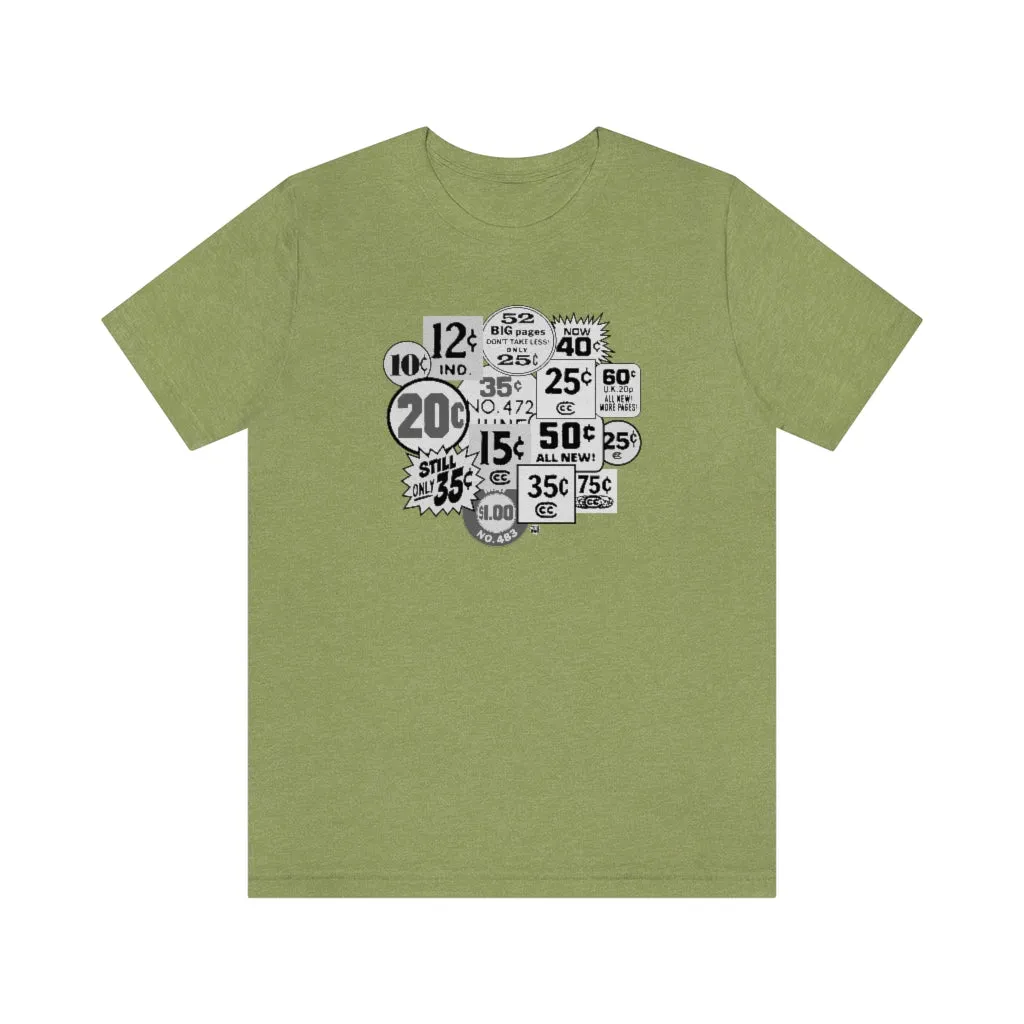 SoundFX COMIC PRICES Variant Unisex Jersey Short Sleeve Tee