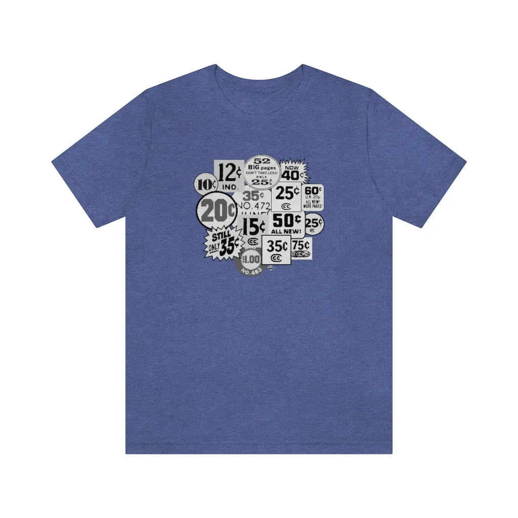 SoundFX COMIC PRICES Variant Unisex Jersey Short Sleeve Tee