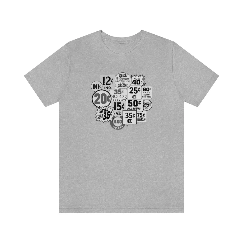 SoundFX COMIC PRICES Variant Unisex Jersey Short Sleeve Tee