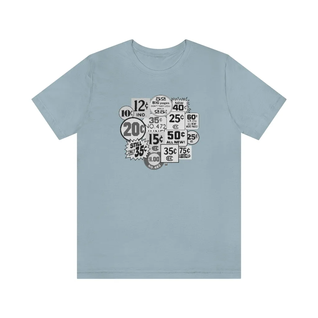 SoundFX COMIC PRICES Variant Unisex Jersey Short Sleeve Tee