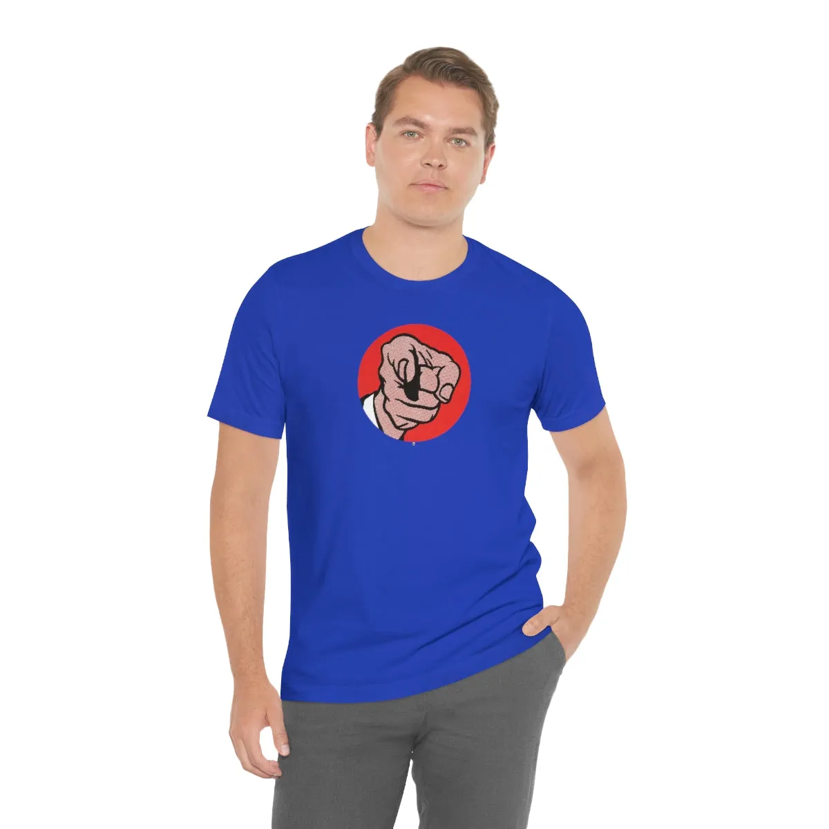 SoundFX POINTING FINGER Unisex Jersey Short Sleeve Tee