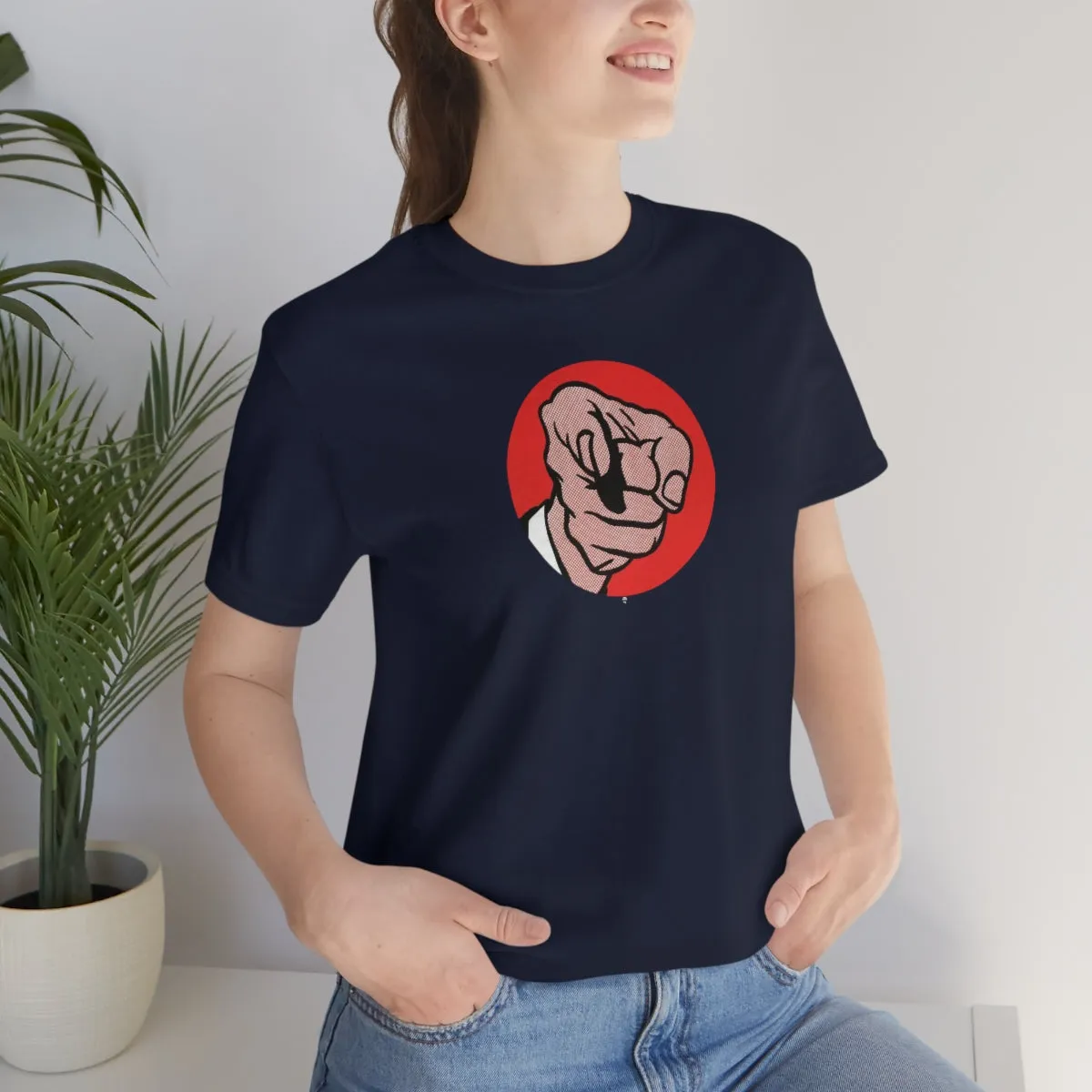 SoundFX POINTING FINGER Unisex Jersey Short Sleeve Tee