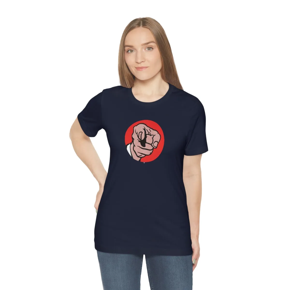 SoundFX POINTING FINGER Unisex Jersey Short Sleeve Tee