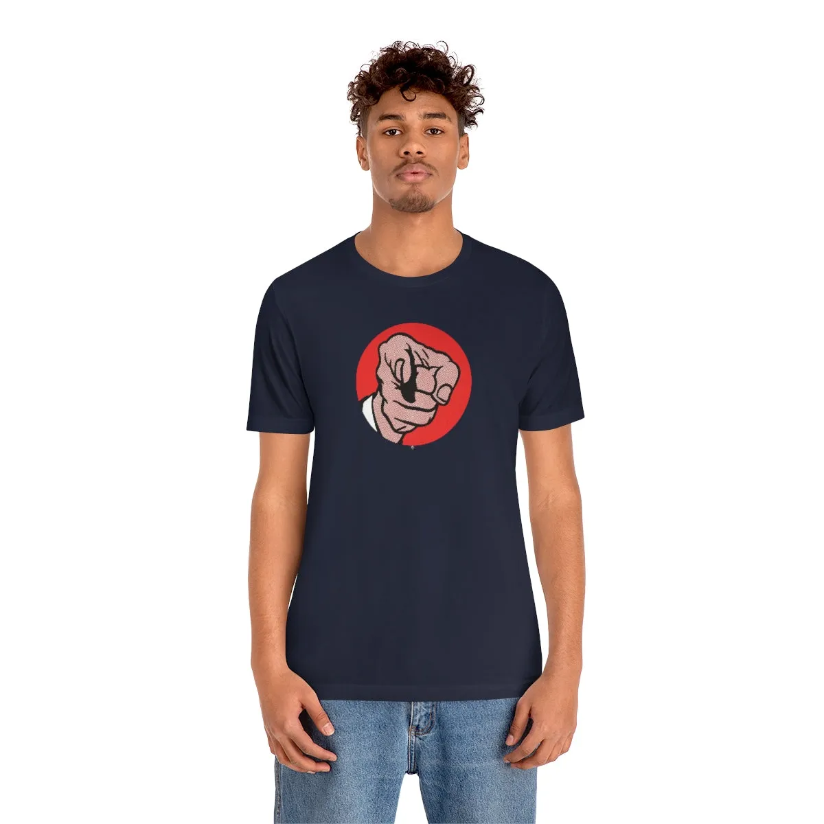 SoundFX POINTING FINGER Unisex Jersey Short Sleeve Tee
