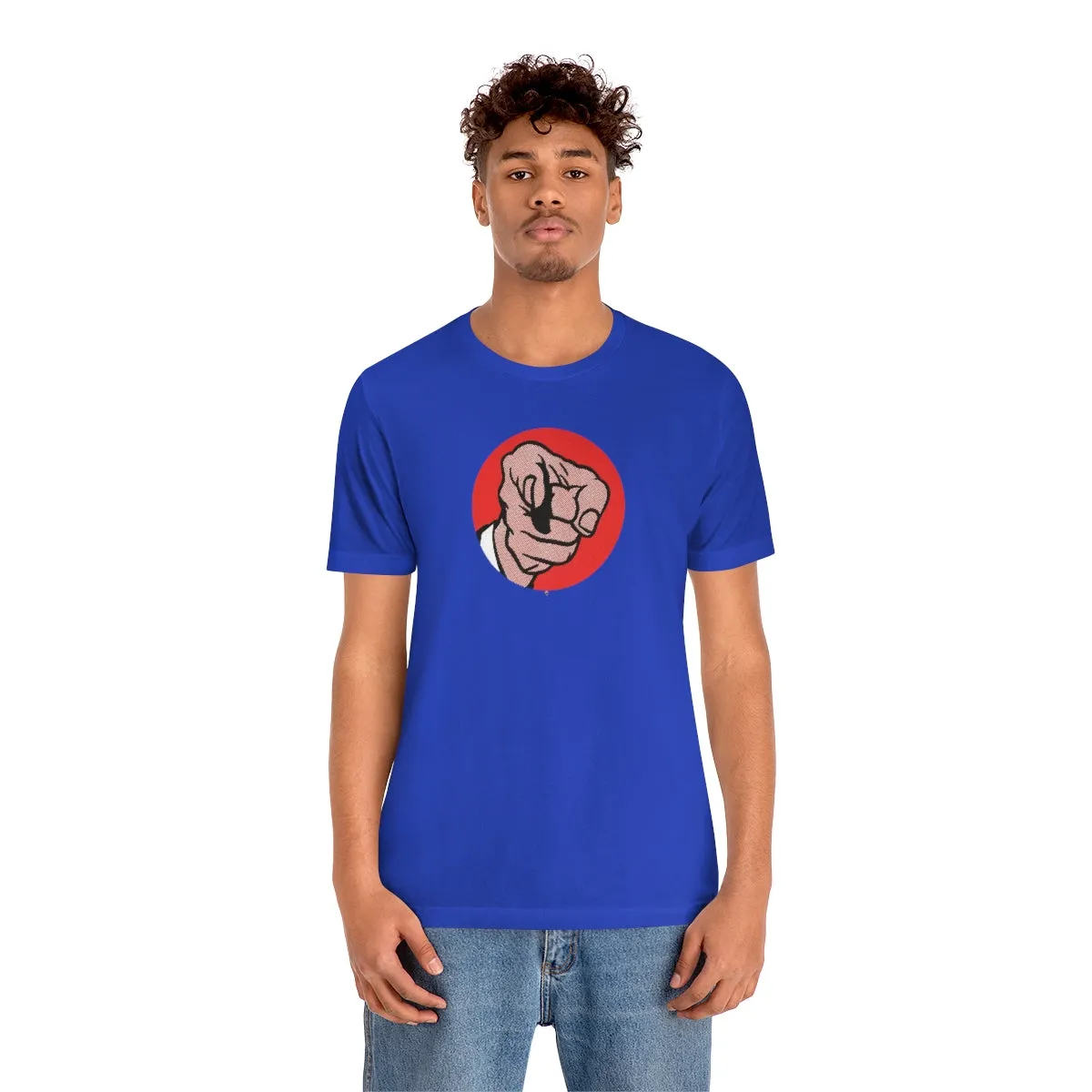 SoundFX POINTING FINGER Unisex Jersey Short Sleeve Tee