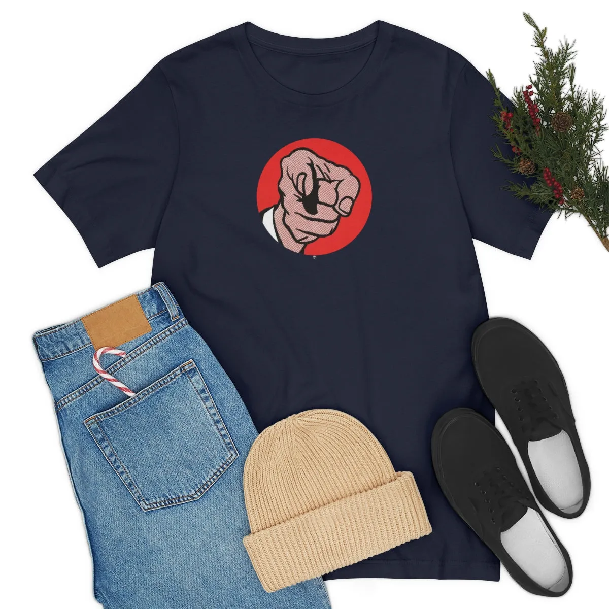 SoundFX POINTING FINGER Unisex Jersey Short Sleeve Tee