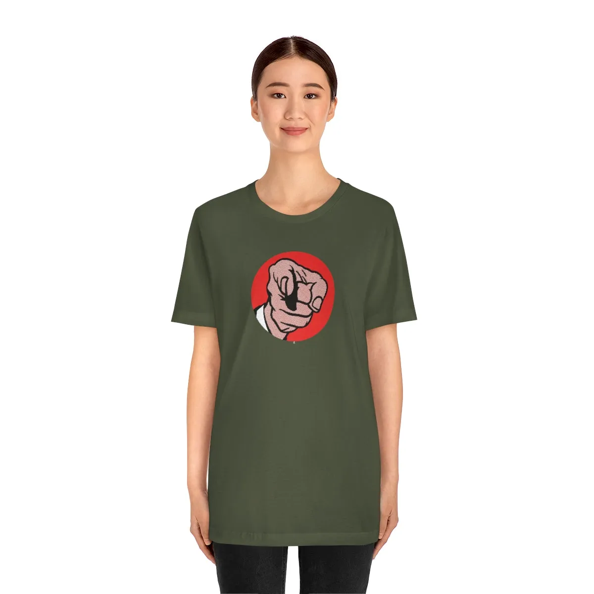 SoundFX POINTING FINGER Unisex Jersey Short Sleeve Tee