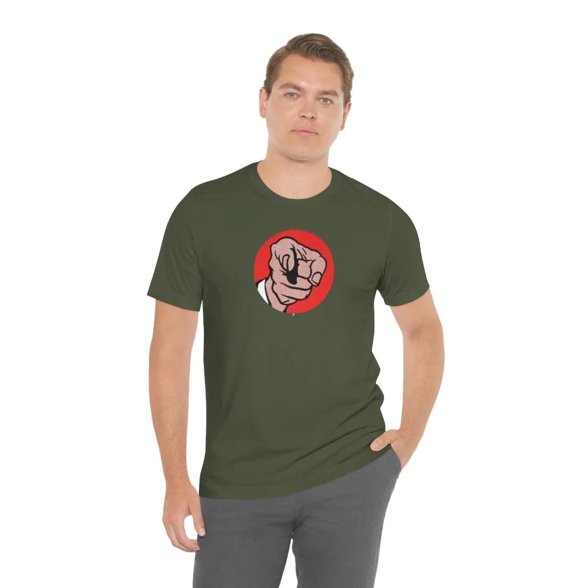 SoundFX POINTING FINGER Unisex Jersey Short Sleeve Tee