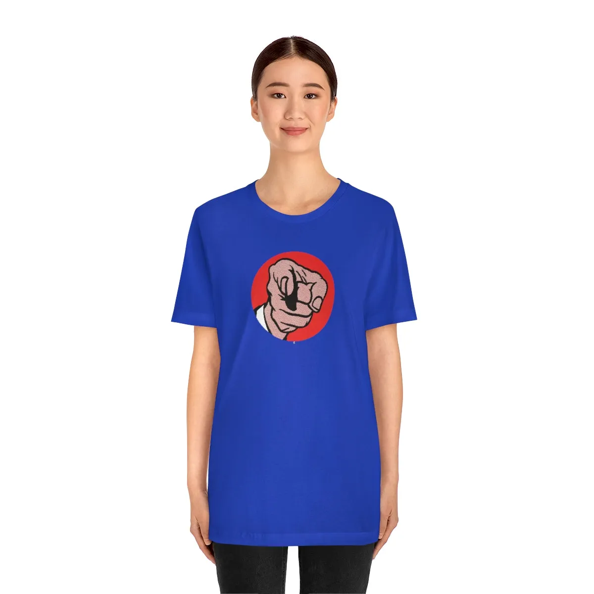 SoundFX POINTING FINGER Unisex Jersey Short Sleeve Tee