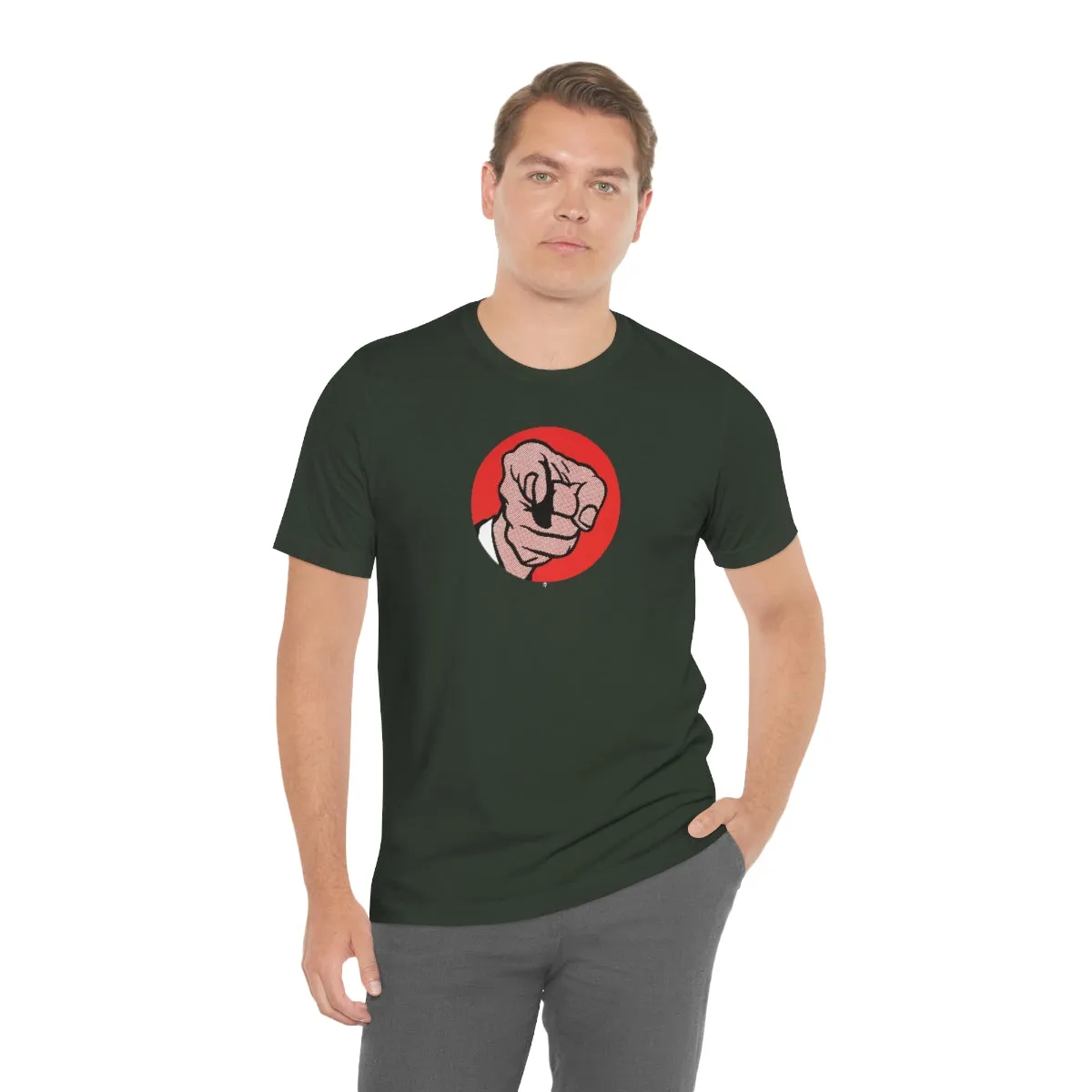 SoundFX POINTING FINGER Unisex Jersey Short Sleeve Tee