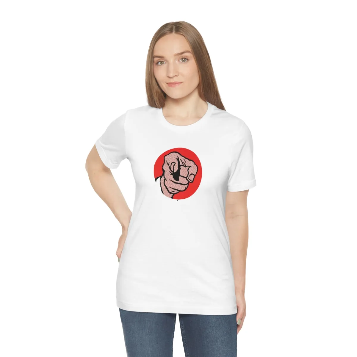 SoundFX POINTING FINGER Unisex Jersey Short Sleeve Tee