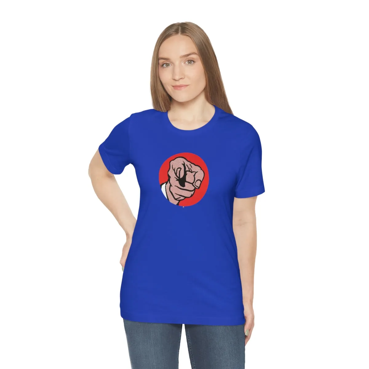 SoundFX POINTING FINGER Unisex Jersey Short Sleeve Tee