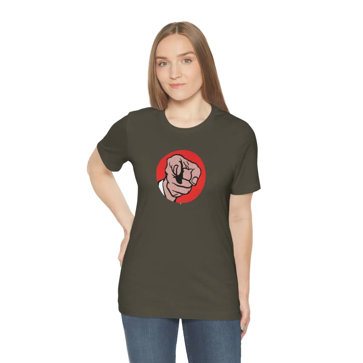 SoundFX POINTING FINGER Unisex Jersey Short Sleeve Tee