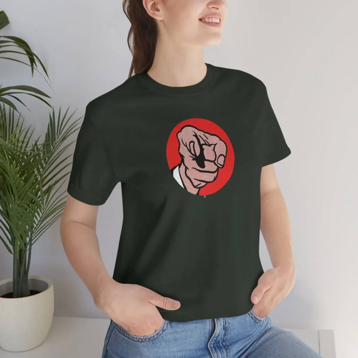 SoundFX POINTING FINGER Unisex Jersey Short Sleeve Tee