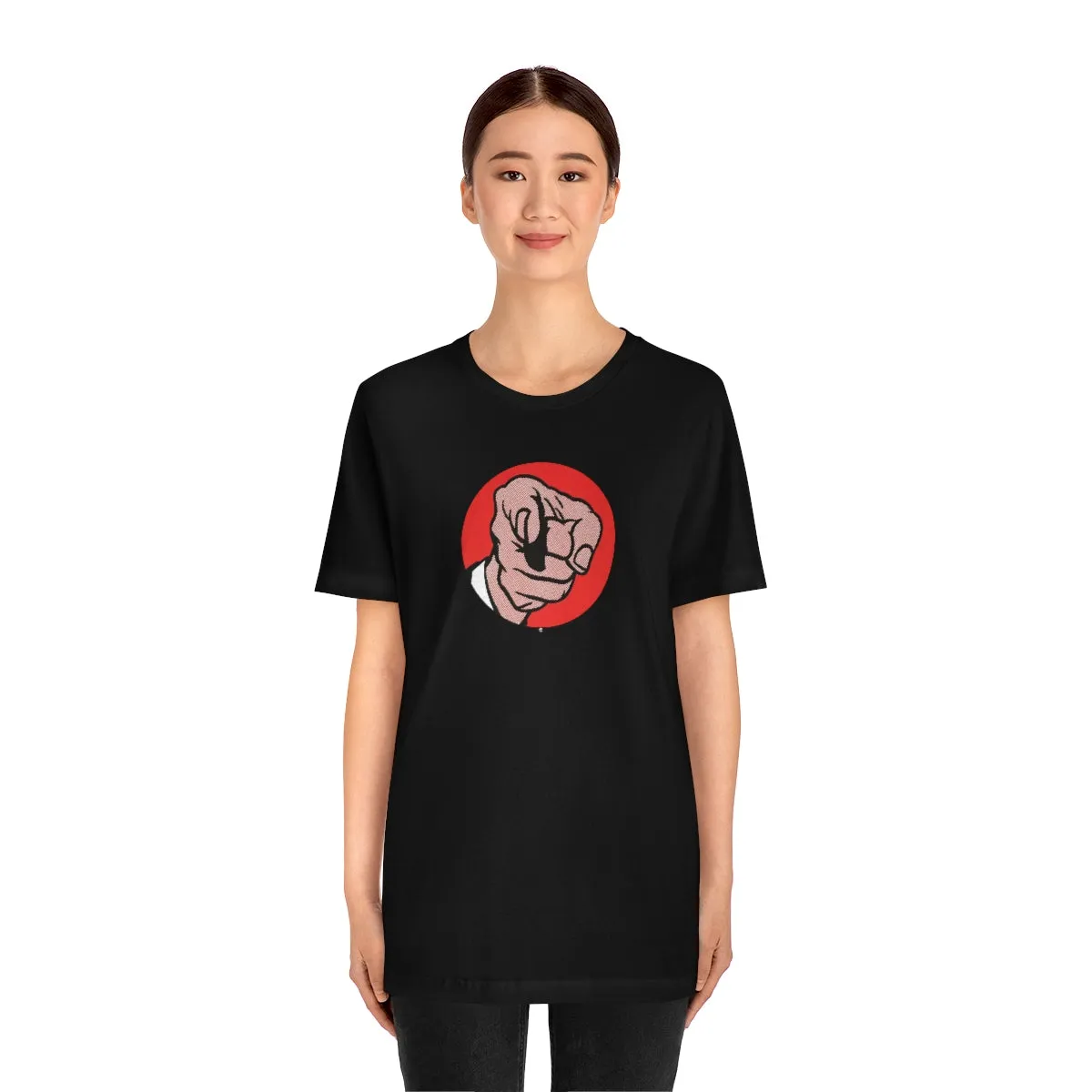 SoundFX POINTING FINGER Unisex Jersey Short Sleeve Tee