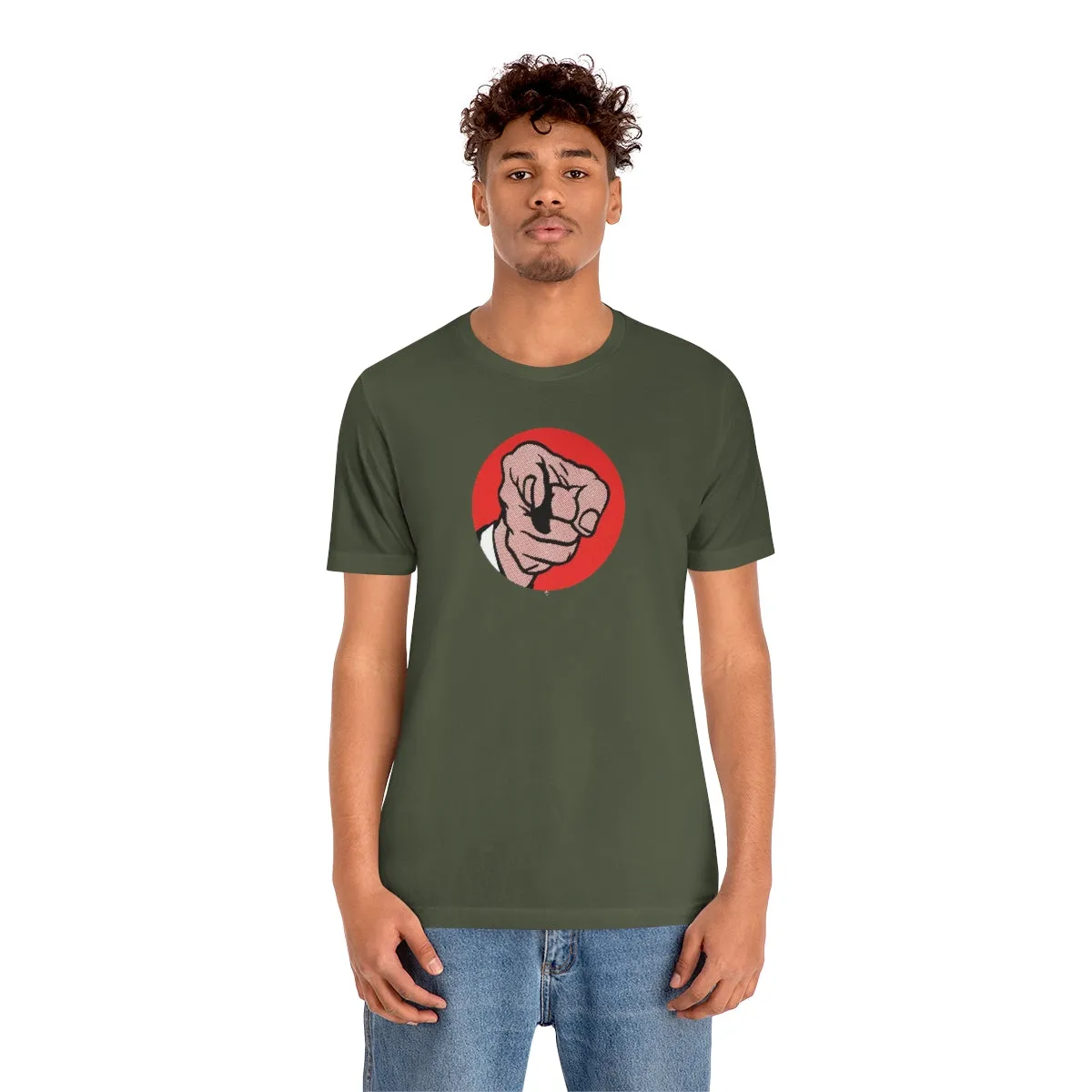 SoundFX POINTING FINGER Unisex Jersey Short Sleeve Tee