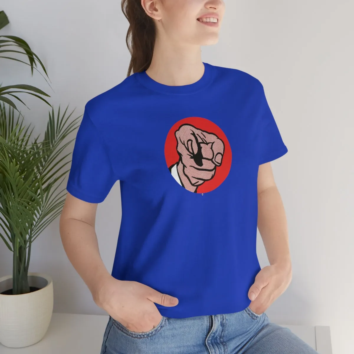SoundFX POINTING FINGER Unisex Jersey Short Sleeve Tee