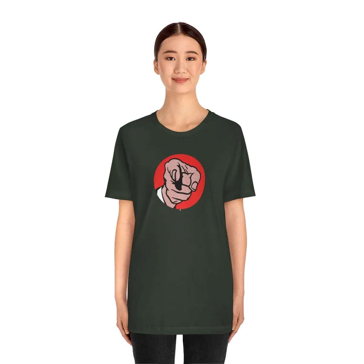 SoundFX POINTING FINGER Unisex Jersey Short Sleeve Tee