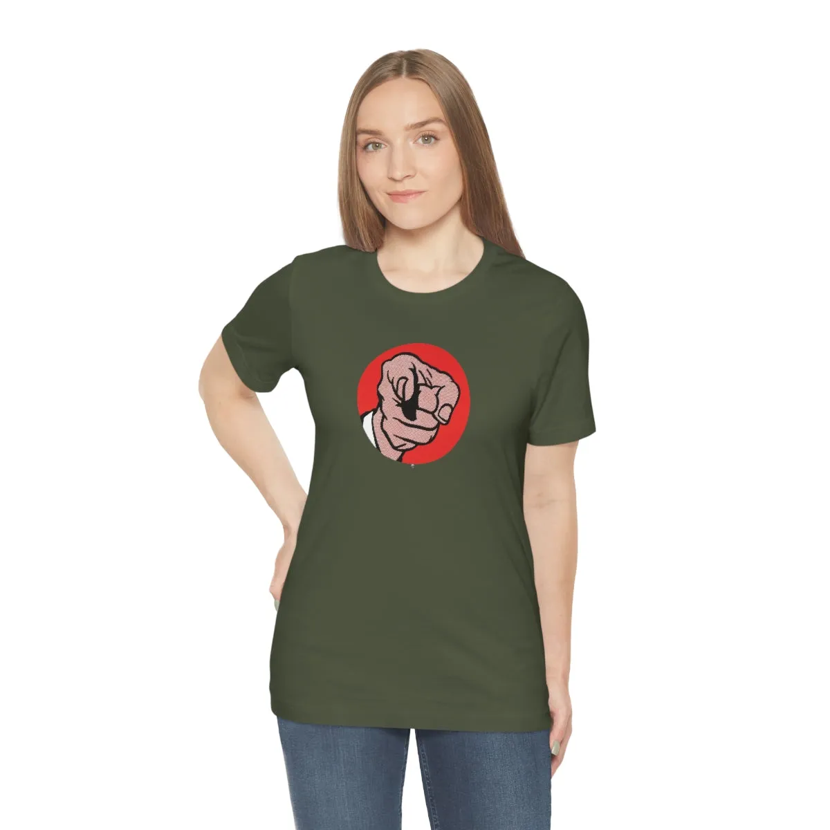 SoundFX POINTING FINGER Unisex Jersey Short Sleeve Tee