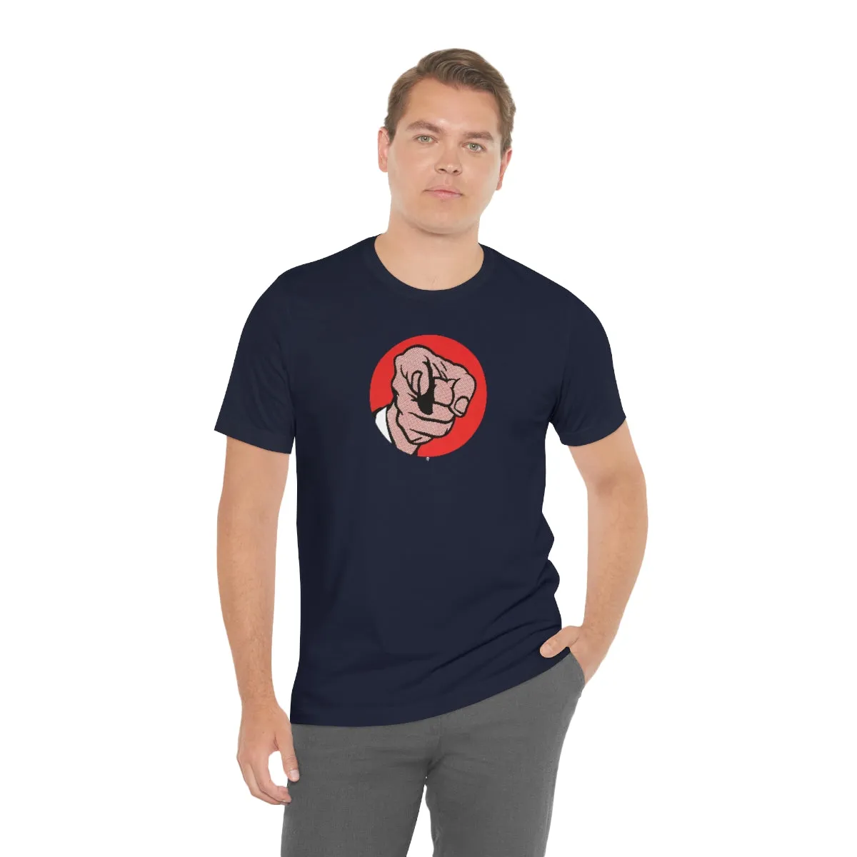 SoundFX POINTING FINGER Unisex Jersey Short Sleeve Tee