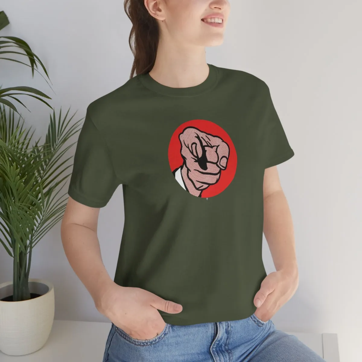 SoundFX POINTING FINGER Unisex Jersey Short Sleeve Tee