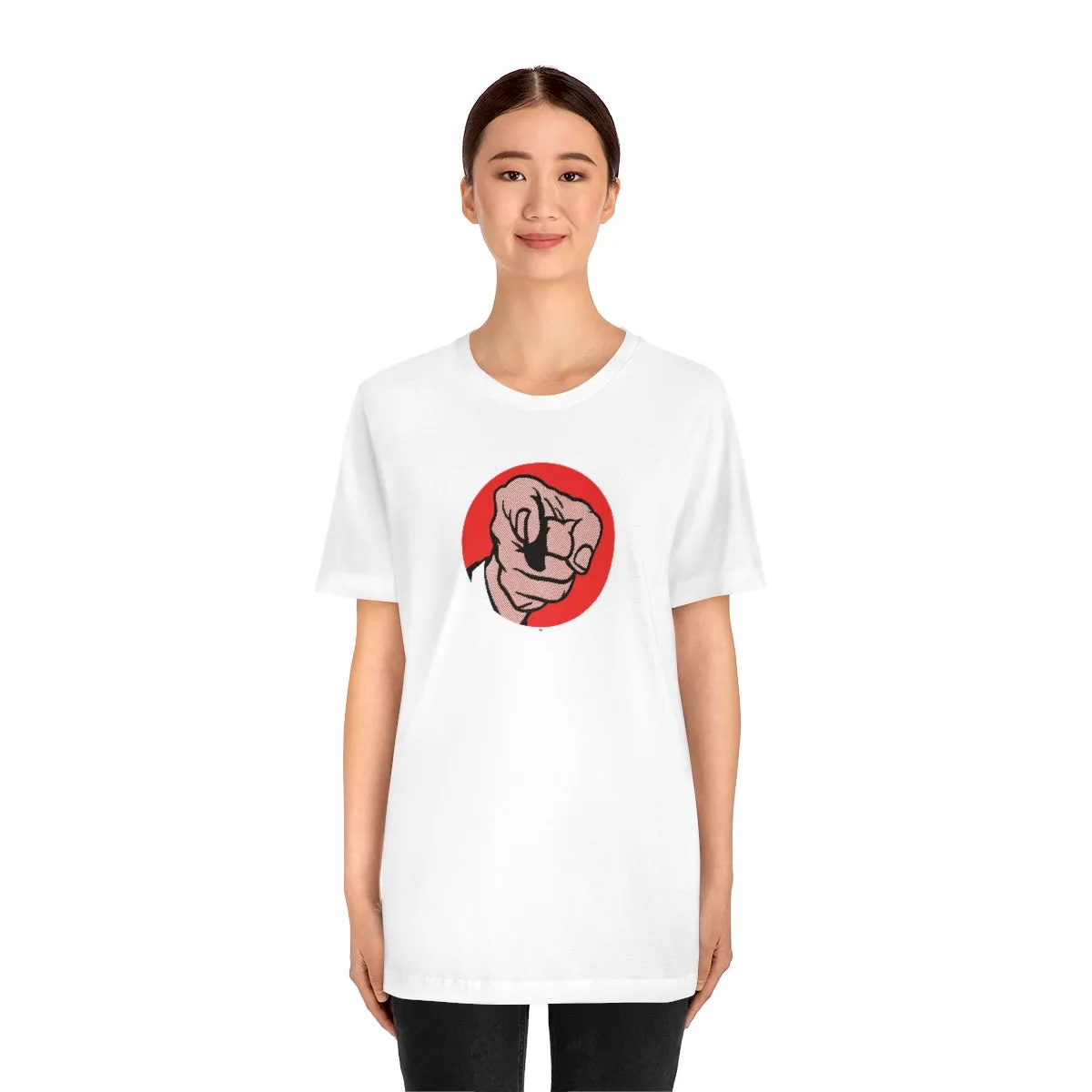 SoundFX POINTING FINGER Unisex Jersey Short Sleeve Tee