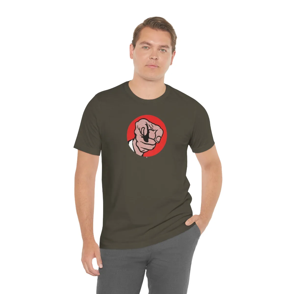 SoundFX POINTING FINGER Unisex Jersey Short Sleeve Tee