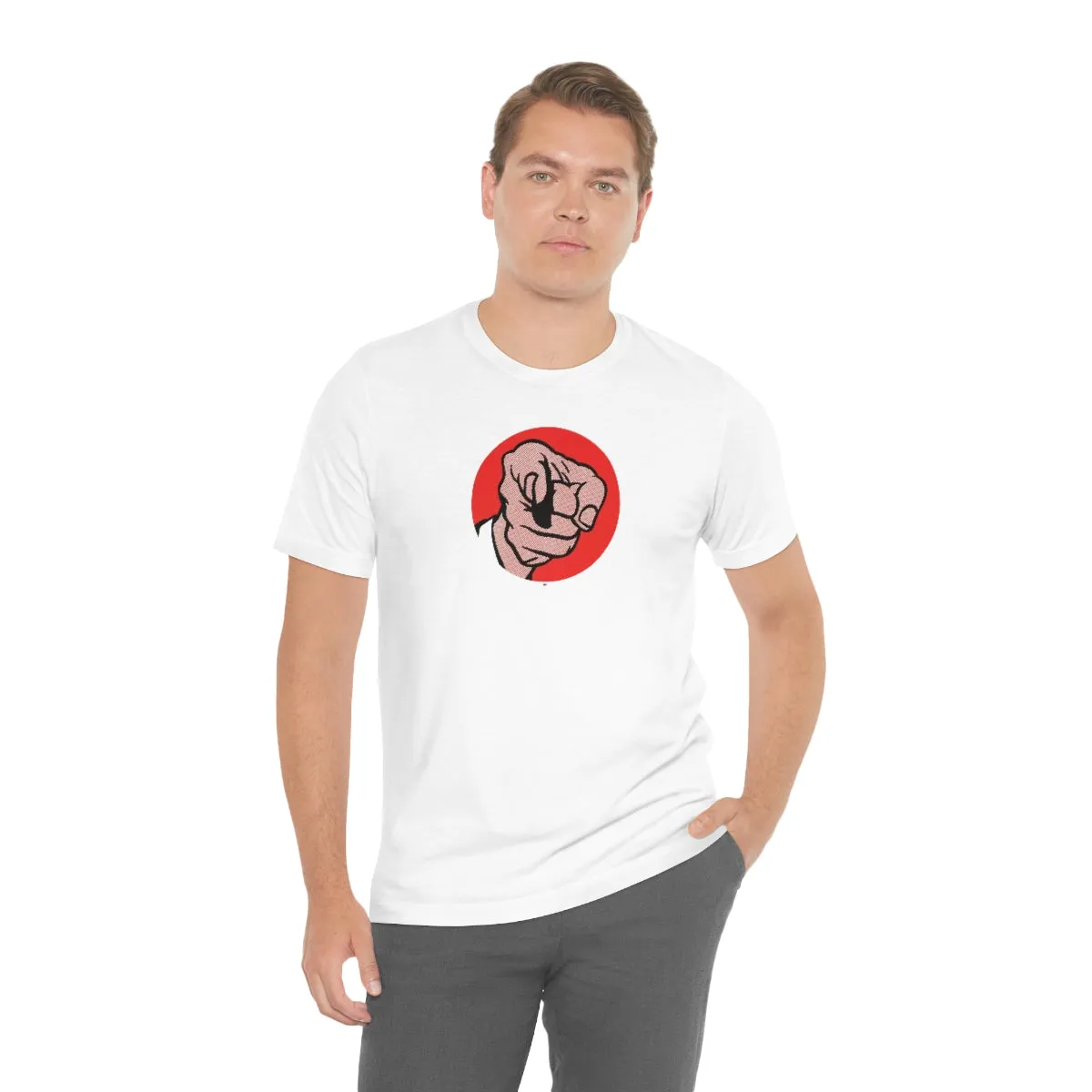 SoundFX POINTING FINGER Unisex Jersey Short Sleeve Tee