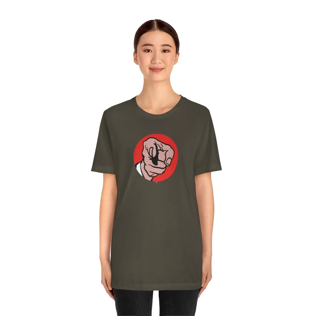 SoundFX POINTING FINGER Unisex Jersey Short Sleeve Tee