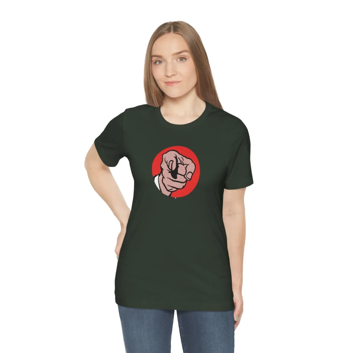 SoundFX POINTING FINGER Unisex Jersey Short Sleeve Tee