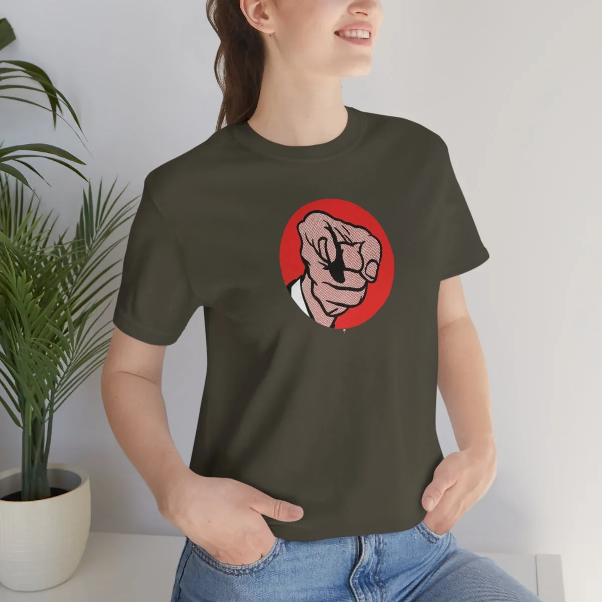 SoundFX POINTING FINGER Unisex Jersey Short Sleeve Tee