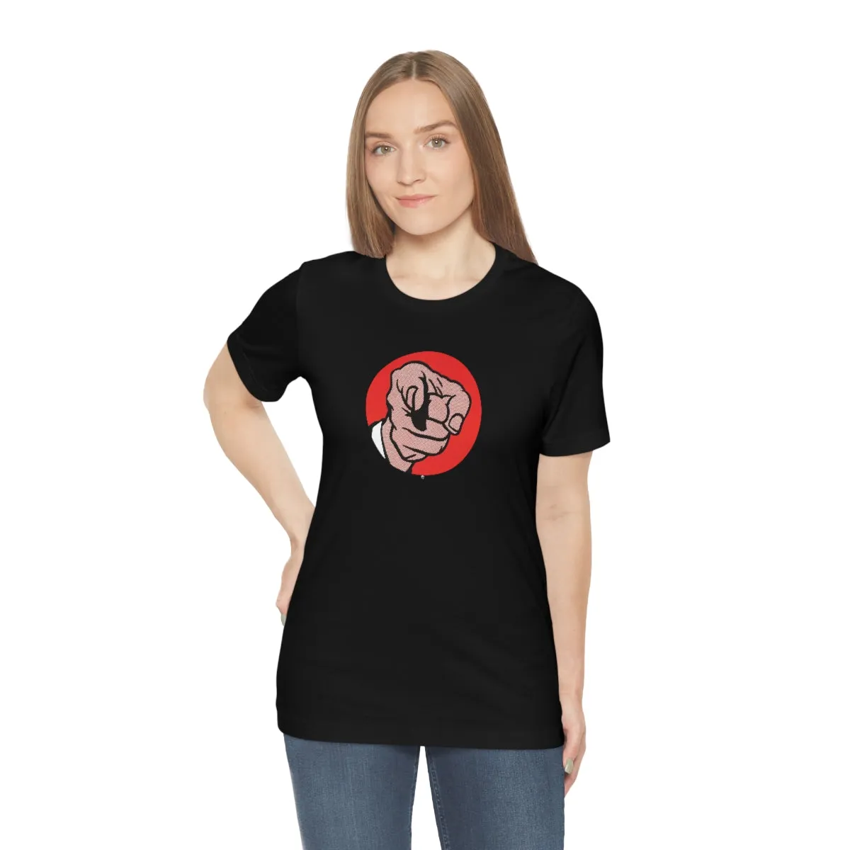 SoundFX POINTING FINGER Unisex Jersey Short Sleeve Tee